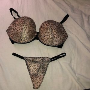 Victoria secret very sexy lingerie set.